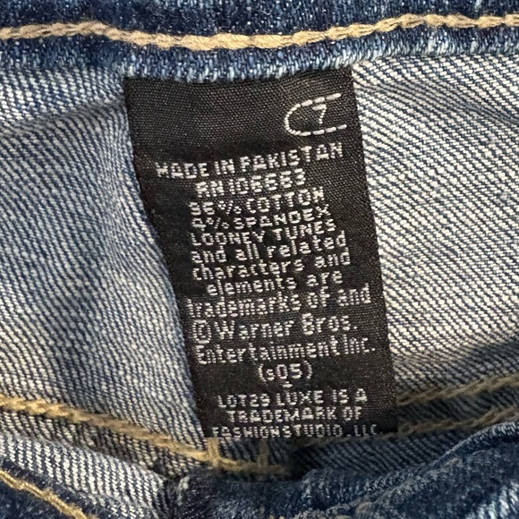 Vintage Lot29luxe Trendy Looney Tunes Tweety Blue Jean Accent - Picture 8 of 16